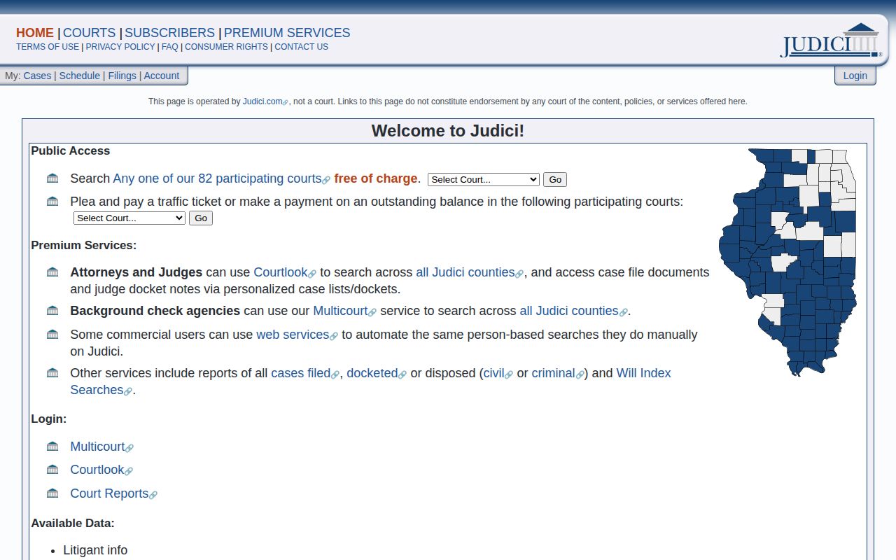Clay County release record search through the Judici court portal