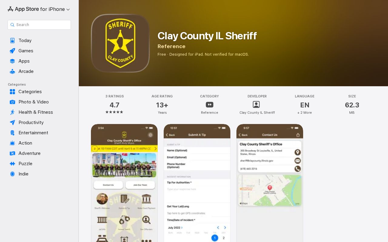 Clay County Sheriff app used to look for a released inmate booking photo